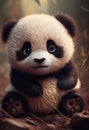 The Innocent and Worried Panda: A Roman Frances Cartoon Concept