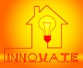 Innovate Light Means Innovating Creative And Ideas Royalty Free Stock Photo