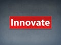 Innovate Red Banner Abstract Background