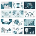 Innovation analysis research and data visualization suited for Royalty Free Stock Photo