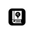 Innovation icon. Online Learning icon. Perfect for application, web, logo and presentation template. icon design solid rounded Royalty Free Stock Photo