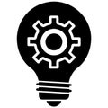 Innovation and Idea Development Icon Royalty Free Stock Photo