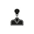 innovation idea icon. Flat illustration Royalty Free Stock Photo