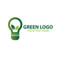 Innovation idea leaf growth logo