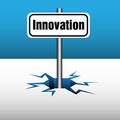 Innovation plate Royalty Free Stock Photo