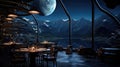 innovation space restaurant background