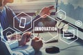 Innovation technology for business, innovative idea