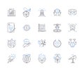 Innovation technology outline icons collection. Innovative, Technology, Futuristic, Cutting-edge, Advancing, Pioneering