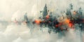 Innovation Unleashed: Futuristic Abstract Background with Technological Elements