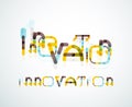 Innovation word concept