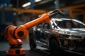 Innovative AI arm robot revolutionizes car manufacturing, repair, and production processes