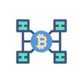 Innovative Blockchain Icon for Technology Solutions