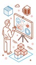 Innovative blockchain technology and data visualization collaboration