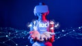 Innovative Business to Customer Interaction Using Virtual Reality Technology in a Digital Environment for Enhanced User Royalty Free Stock Photo