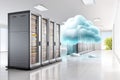 Innovative Cloud Solutions: Safeguarding Cybersecurity and Data Protection in the Digital Age Royalty Free Stock Photo