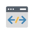 Innovative Code Merge Design Icon
