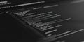 Innovative Coding. Abstract technology background concept