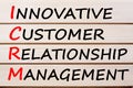 Innovative Customer Relationship Management Acronym Royalty Free Stock Photo