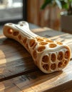 Innovative 3D Printed Bone with Lattice Design Royalty Free Stock Photo