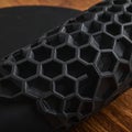 Innovative 3D Printed Hexagonal Surface Texture Royalty Free Stock Photo