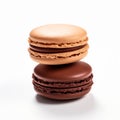 Innovative Dark And Light Brown Macarons: A Delicious Delight