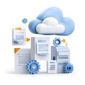 Innovative Document Management Solutions Streamlining Workflow and Boosting Business Efficiency Royalty Free Stock Photo