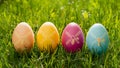 Innovative egg hunts, themed parties easter eggspiration realized in joy Royalty Free Stock Photo