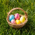 Innovative egg hunts, themed parties easter eggspiration realized in joy Royalty Free Stock Photo