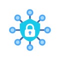 Innovative Endpoint Security Design Icon Royalty Free Stock Photo