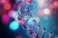 Innovative and futuristic DNA technologies in genetic engineering. Concept of Optogenetics Royalty Free Stock Photo