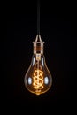 Innovative Geometric Light Bulb Radiating Bright White Light