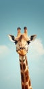 Innovative Giraffe Art: A Playful Twist On Mobile Lock Screen Backgrounds Royalty Free Stock Photo