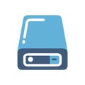 Icon for Data Storage Devices Royalty Free Stock Photo
