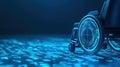 Innovative High-Tech Wheelchair Design for Enhanced Accessibility in Modern Settings Royalty Free Stock Photo