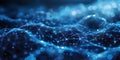 Innovative Integration of Advanced Technology and Data: A Closeup Abstract Image. Concept