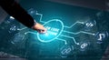 Innovative Low Code Platform Concept Showcasing Digital Transformation with User Interactivity and Technology Royalty Free Stock Photo