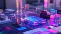 Innovative manufacturing process creating futuristic transparent electronic components