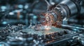 Innovative material science composites in a high-tech digital art environment for advanced manufacturing