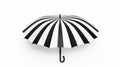 Innovative Maya Rendered Umbrella With Black And White Stripes