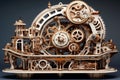 Innovative Mechanical machine intricate. Generate Ai Royalty Free Stock Photo