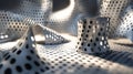 Innovative Metamaterials for Light Manipulation and Invisibility Effects Royalty Free Stock Photo