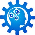 Innovative mind gear Royalty Free Stock Photo