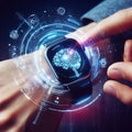 Innovative Smart Watches with Combining artificial intelligence ai generated