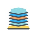 Innovative Stack Trace Design Icon Royalty Free Stock Photo