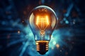 Innovative tech empowers, lighting creative ideas with shining bulb brilliance