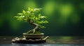 Innovative Techniques And Graceful Forms: Bamboo Bonsai Tree Desktop Wallpaper
