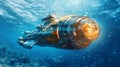 Innovative technologies in deep sea exploration advancements in remote vehicles and submersibles Royalty Free Stock Photo