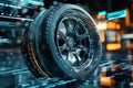 Innovative Tire Tread Design Display
