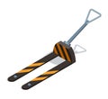 An Innovative Tool Designed Specifically for Efficiently Handling Ground Work and Snow Removal Royalty Free Stock Photo