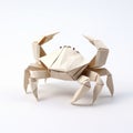 Innovative White Crab Origami With Eye-catching Detail